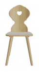 Monaco chair wooden structure tyrolean style by Sipa buy online on www.sintesi.design