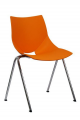 Shell Chair Metal Structure Polypropylene Seat by SintesiDesign Online Sales