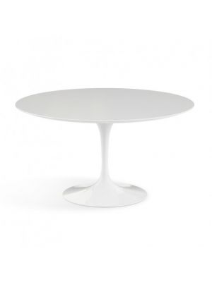 Saarinen Round Table Aluminum Base Marble Top by Galvanotecnica Online Sales