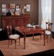 Opera Extendable Square Table Closed Made of Walnut Made in Italy by Bianchi Mobili