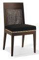 Inlay SC Chair Wooden Frame Leather Seat by Cabas Online Sales