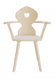 Monaco chair with armrests fir wood structure suitable for contract use by Sipa online sales