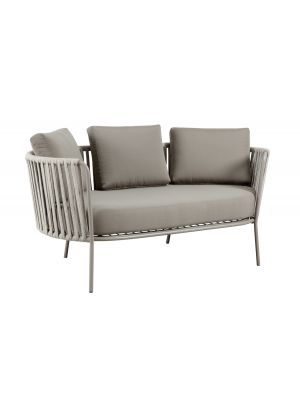 Desiree DE638 sofa metal frame with rope suitable for contract use by Vermobil online sales