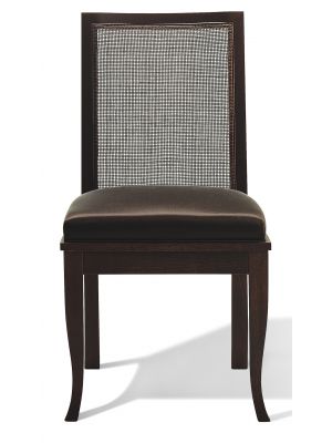 Queen SC Chair Wooden Frame Leather Seat by Cabas Online Sales