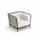 cannolè 1080 lounge chair by Emu outdoor lounge chair galvanized painted steel sintesidesign