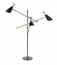 Duke F Floor Lamp Brass Structure Aluminum Diffuser by DelightFULL Online Sales