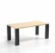 Noa Table Aluminum Legs Wooden Top by elite, TO BE Online Buy