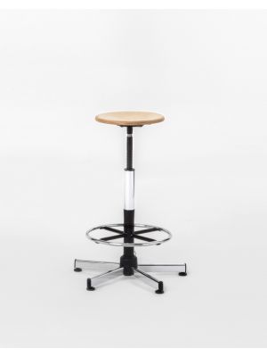 310 Mara Stool Metal Base Ecoleather Seat by Mara Buy Online