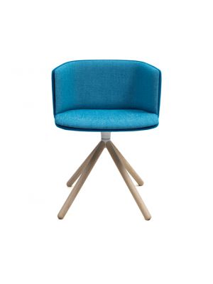 Cut Chair Wooden Legs Leather Seat by La Palma Online Buy