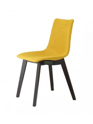 Natural Zebra Pop chair wooden legs upholstered seat suitable for contract use by Scab buy online