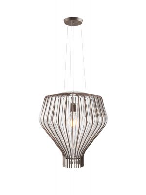 Saya 48 suspension lamp metal and glass diffuser by Fabbian buy online