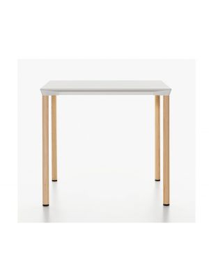 Monza Table 80x80 square table ash wood legs hpl top by Plank online sales on www.sintesi.design
