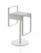 Kyro adjustable height stool steel base ecoleather seat by Kastel online sales