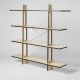 Aria high design bookcase birch-plywood structure by Parva online sales on www.sintesi.design