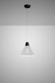 Sales Online Polair F36 Suspension Lamp Glass and Metal Structure by Fabbian.