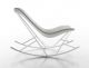Thinking Machine Rocking Chair Steel Base Polyurethane Seat by Sintesi Online Sales