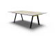 t-share dieffebi co-working table melamine top metal legs by dieffebi buy online on sintesidesign