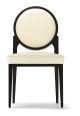 Dolcevita S Chair Wooden Frame Leather Seat by Cabas Online Sales