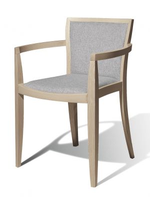 A-Chair SSB Chair with Armrests Wooden Frame Fabric Seat by Cabas Online Buy