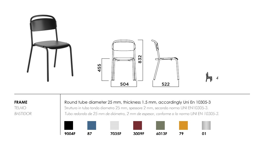 Skol — dimensions & frame colours