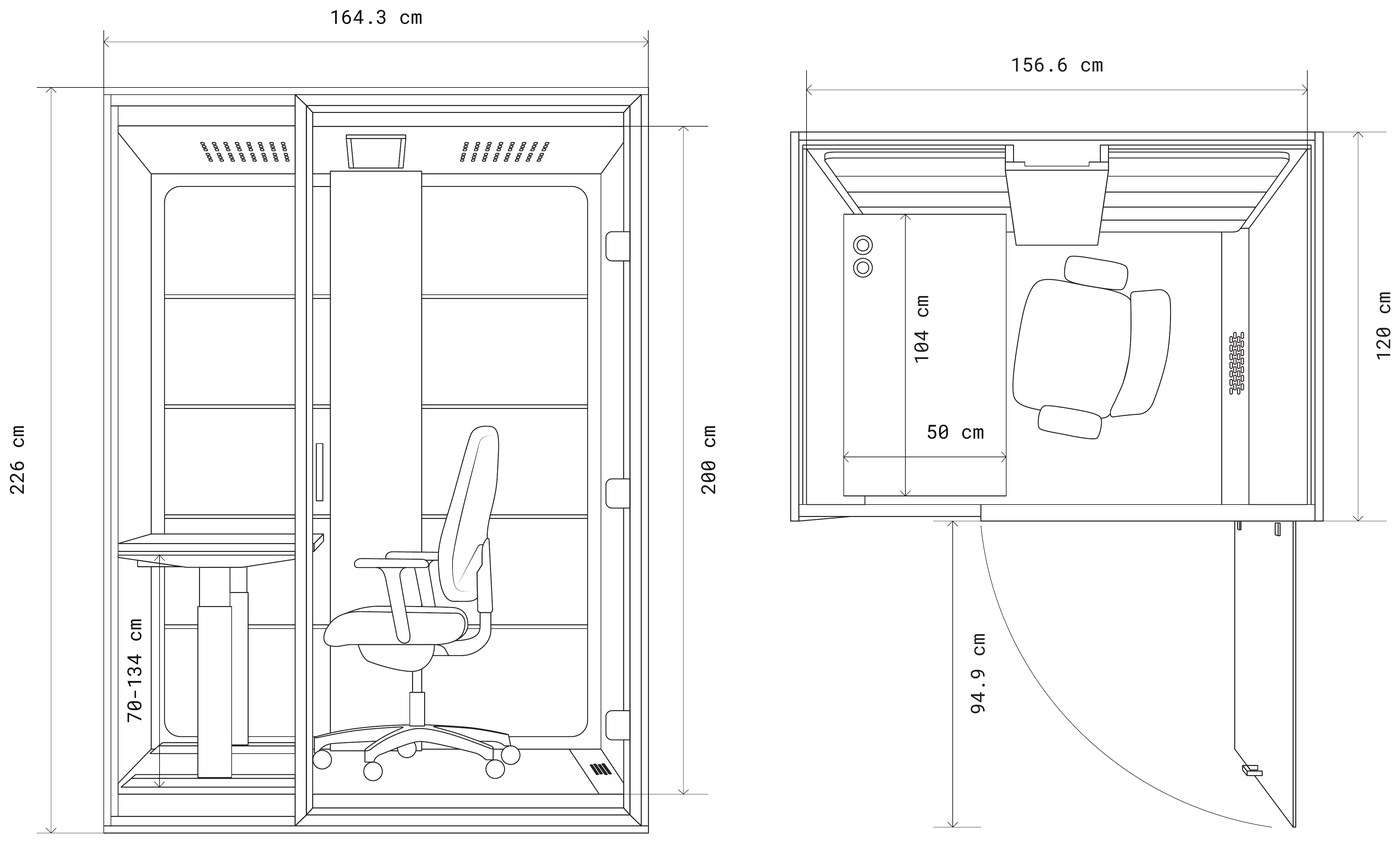 Poddie Work — dimensioni