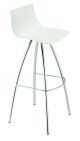 Day Stool Technopolymer Seat and Chromed Steel Structure by Scab Buy Online