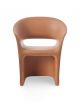 Kuark small armchair polyethylene structure suitable for contract use by Kastel online sales