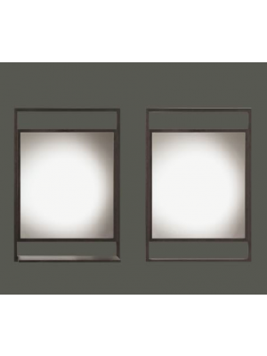 Sales Online Dorian Mirror Solid Oak or American Walnut Structure by Linfa Design.