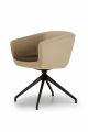 arca armhair with low backrest and swivel alluminium base online sales sintesidesign