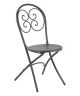Pigalle 924 folding chair steel structure suitable for outdoor use by Emu buy online
