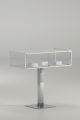Alldesign Plus 1PFP display case aluminum profiles metal base by Italvetrine online sales