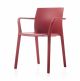 Klia stackable chair polypropylene structure suitable for contract use by Kastel online sales on www.sintesi.design