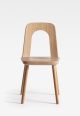Cut chair ash wood structure suitable for contract use by Sipa online sales