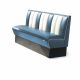 HW-150 Single Booth Wooden Base Seat Coated with Ecoleather by Bel Air Buy Online