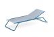 Snooze 207 sunbed steel frame textilene seat suitable for contract use by Emu online sales on www.sintesi.design now!
