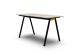 t-share dieffebi co-working table melamine top metal legs by dieffebi buy online on sintesidesign