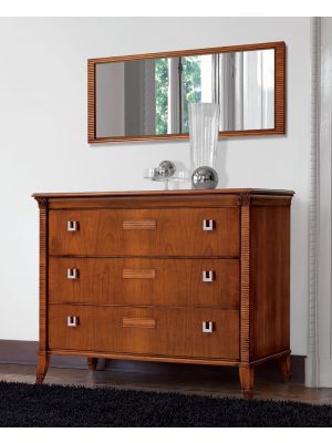Vivre 301 Dresser Walnut Made in Italy by Bianchi Mobili 