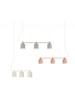 Silo Trio Suspension Lamp Aluminum Structure by Zero Lighting Sales Online