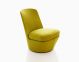 Pre Swivel Armchair Coated in Fabric or Leather by Bensen Online Buy