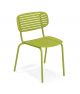 Mom 639 stackable chair steel structure suitable for contract and outdoor by Emu online sales on www.sintesi.design