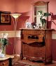 Althea Dresser With Mirror Walnut by Bianchi Mobili Night Collection