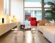 Sales Online Giunone Glass Coffee Table Solid Wood Structure Tempered Glass by Linfa Design.