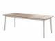 Shine 296 extendable table aluminum structure teak top by Emu online sales