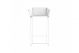 Textile Counter Stool with Backrest