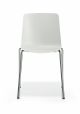 Vesper 1 Chair Polypropylene Seat Steel Legs by Colos Online Sales