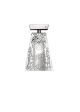 Sales Online Vicky D69 E01 Ceiling Lamp in crystal decorated with a delicate floral engraving by Fabbian