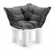 Atene corner armchair polyethylene structure suitable for contract use by Plust buy online