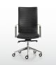 Aurora High Executive Chair Aluminum Base Leather Seat by Quinti Online Sales