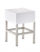 Cube 1402/1403 stool steel frame ecoleather seat by Pedrali online sales