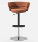 Dam swivle stool steel base fabric seat suitable for contract use by Debi online sales